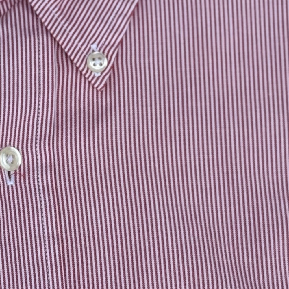 Brooks Brothers Red & White Pin Stripe Casual Button Down Shirt Size 19-35 (2XL) - Picture 15 of 15